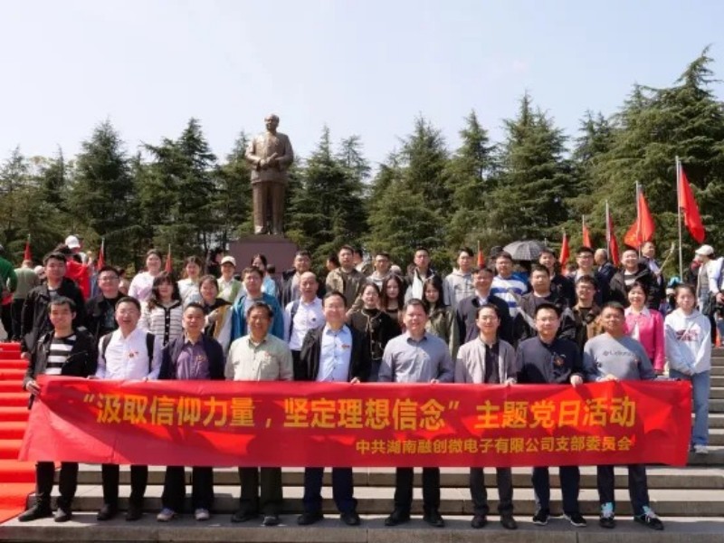 黨建|融創微電子開展“汲取信仰力量、堅定理想信念”主題黨日活動